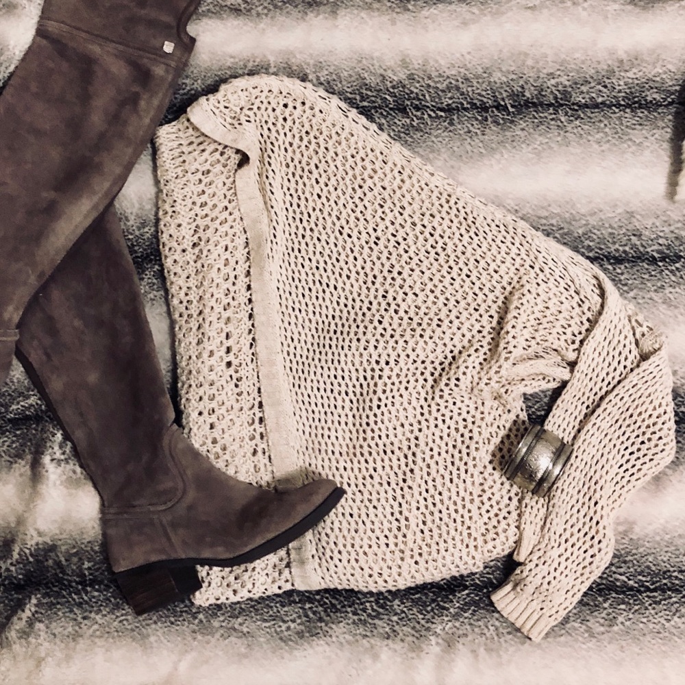 Ivory Knit Cardigan